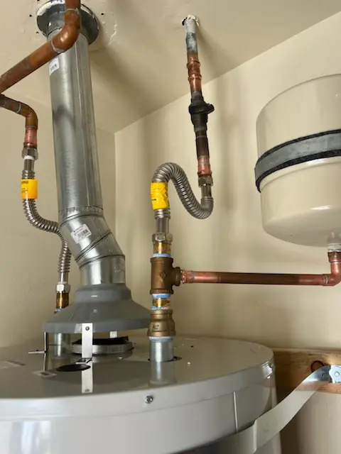 Water heater installation and plumbing repair in Lyndale